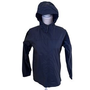 Lands' End Navy Blue Youth Rain/Wind Jacket L14/16